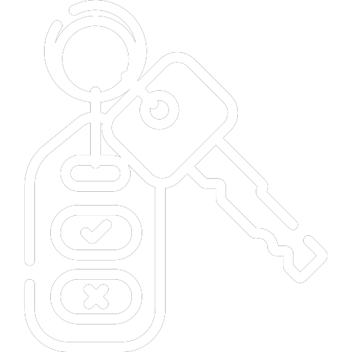 vector icon of a car key